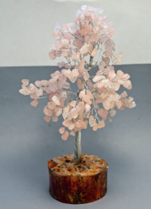 rose quartz wish tree